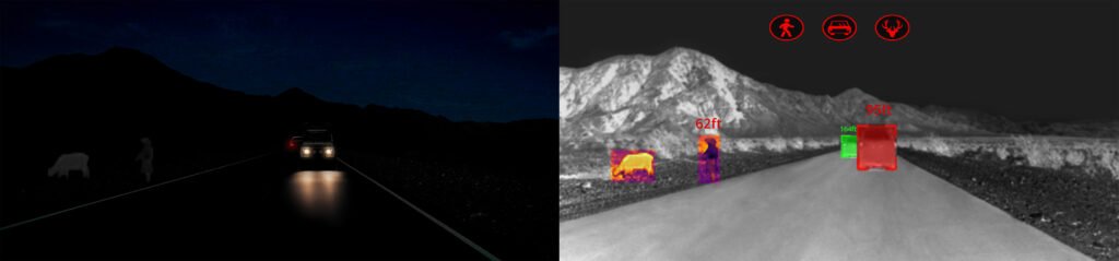 thermal imaging obstacle detection