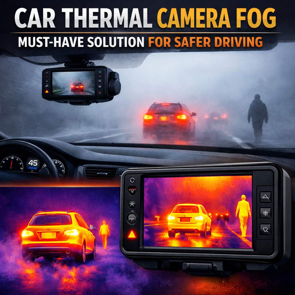 Illustration of Car Thermal Camera Fog: Must-Have Solution for Safer Driving