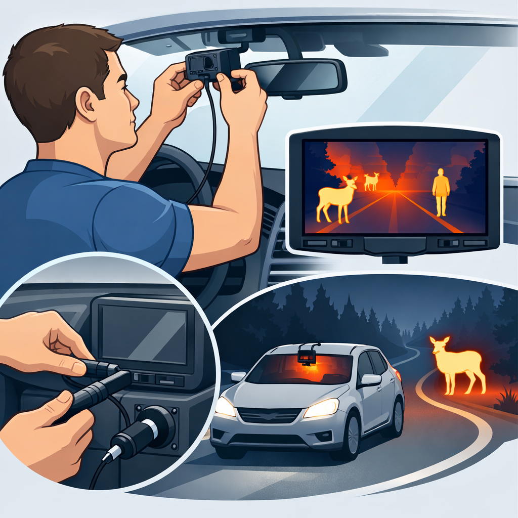 Illustration of Install Thermal Night Vision Car: Must-Have Easy Setup Guide