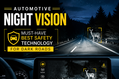 Illustration of Automotive Night Vision: Must-Have Best Safety Technology for Dark Roads