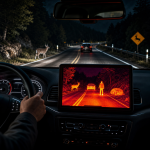 Illustration of Thermal Night Vision Camera For Cars: Must-Have Safe Driving Solution