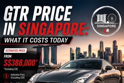Singapore GTR price guide showing estimated 2024 cost and price breakdown